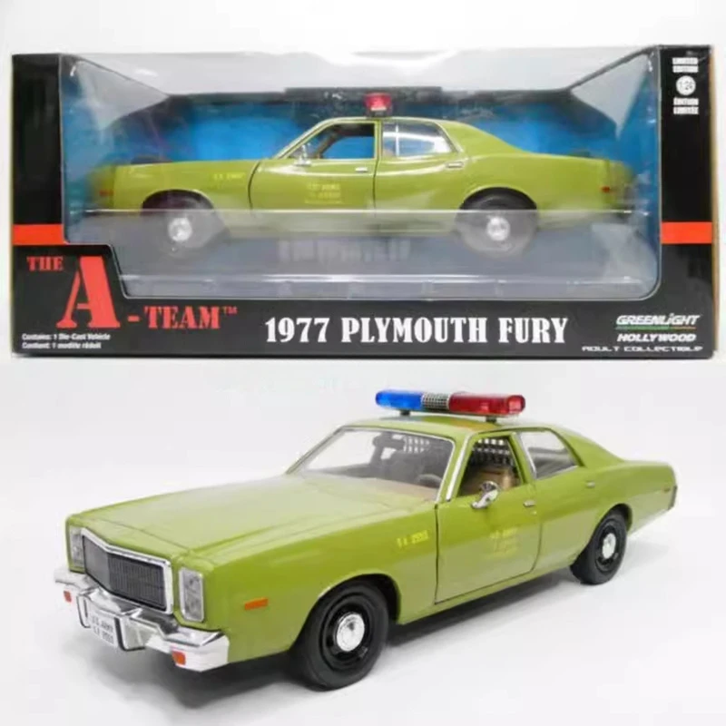 1977 Plymouth Fury Police Car 1:24 Diecast Model 1 1977 Plymouth Fury Police Car 1:24 Diecast Model