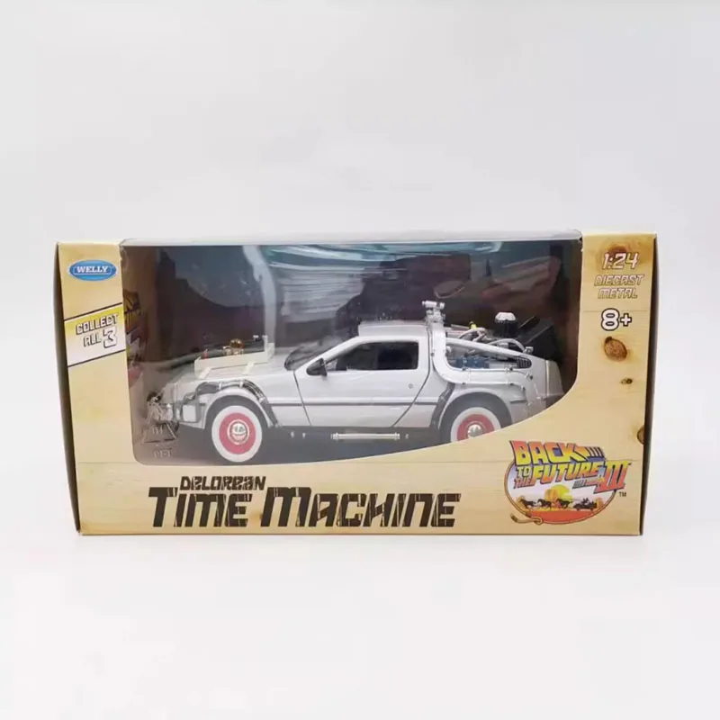 Back To The Future DeLorean 1:24 Diecast Model 4 Back To The Future DeLorean 1:24 Diecast Model - Image 4