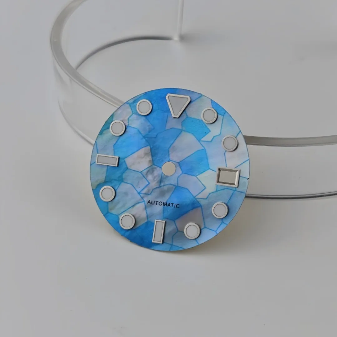 28.5mm Mosaic Watch Dial for NH35/NH36 Movements 4 28.5mm Mosaic Watch Dial for NH35/NH36 Movements - Image 4