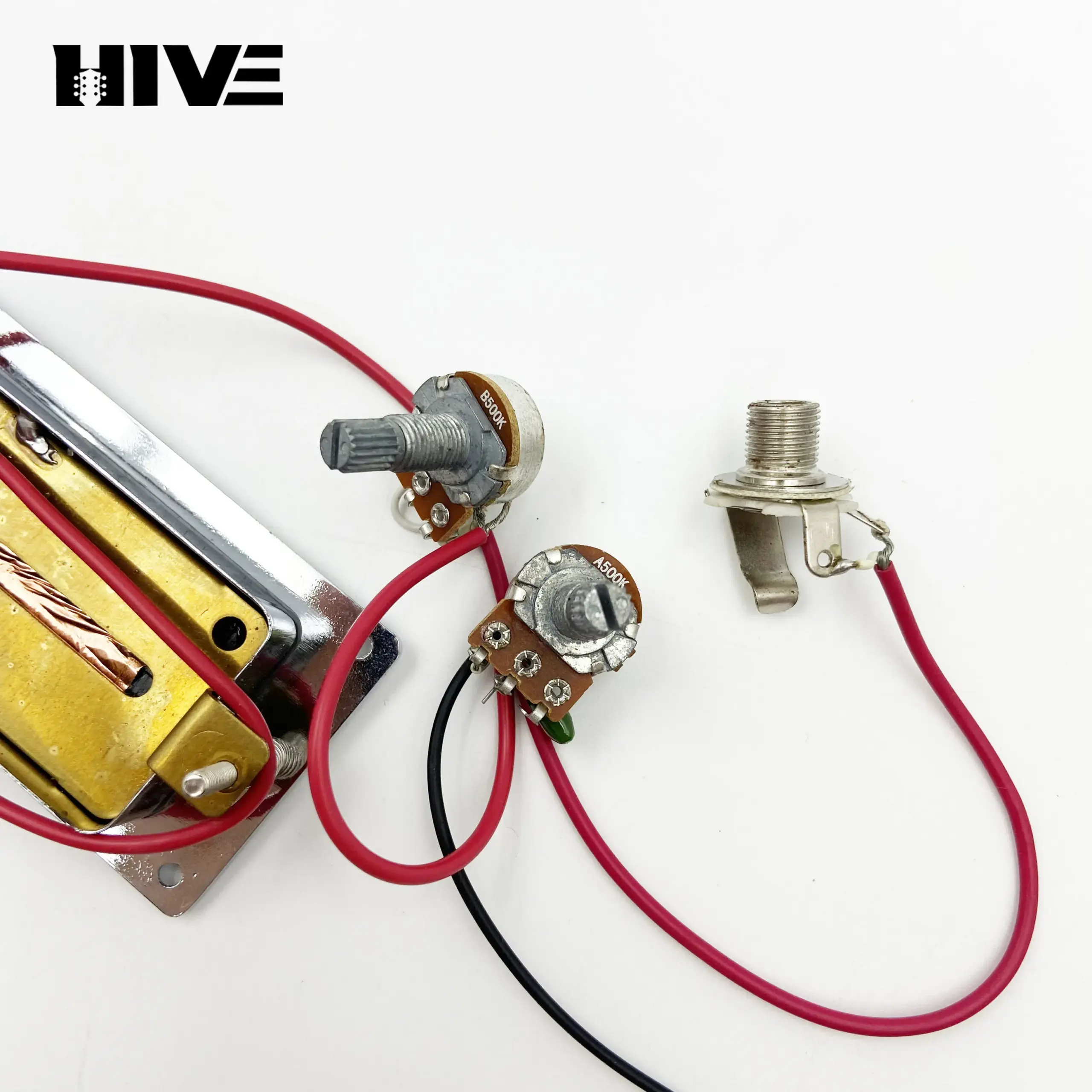 Mini LP Dual-Coil Guitar Pickup with Chrome Finish 5 Mini LP Dual-Coil Guitar Pickup with Chrome Finish - Image 5