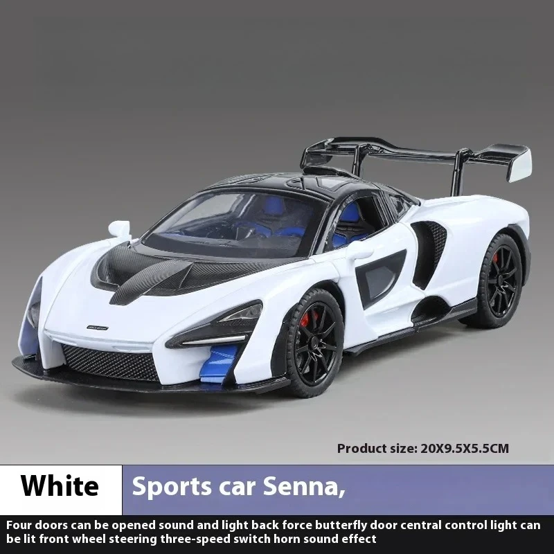 Purple McLaren Senna 1:24 Scale Diecast Model 9 Purple McLaren Senna 1:24 Scale Diecast Model - Image 9
