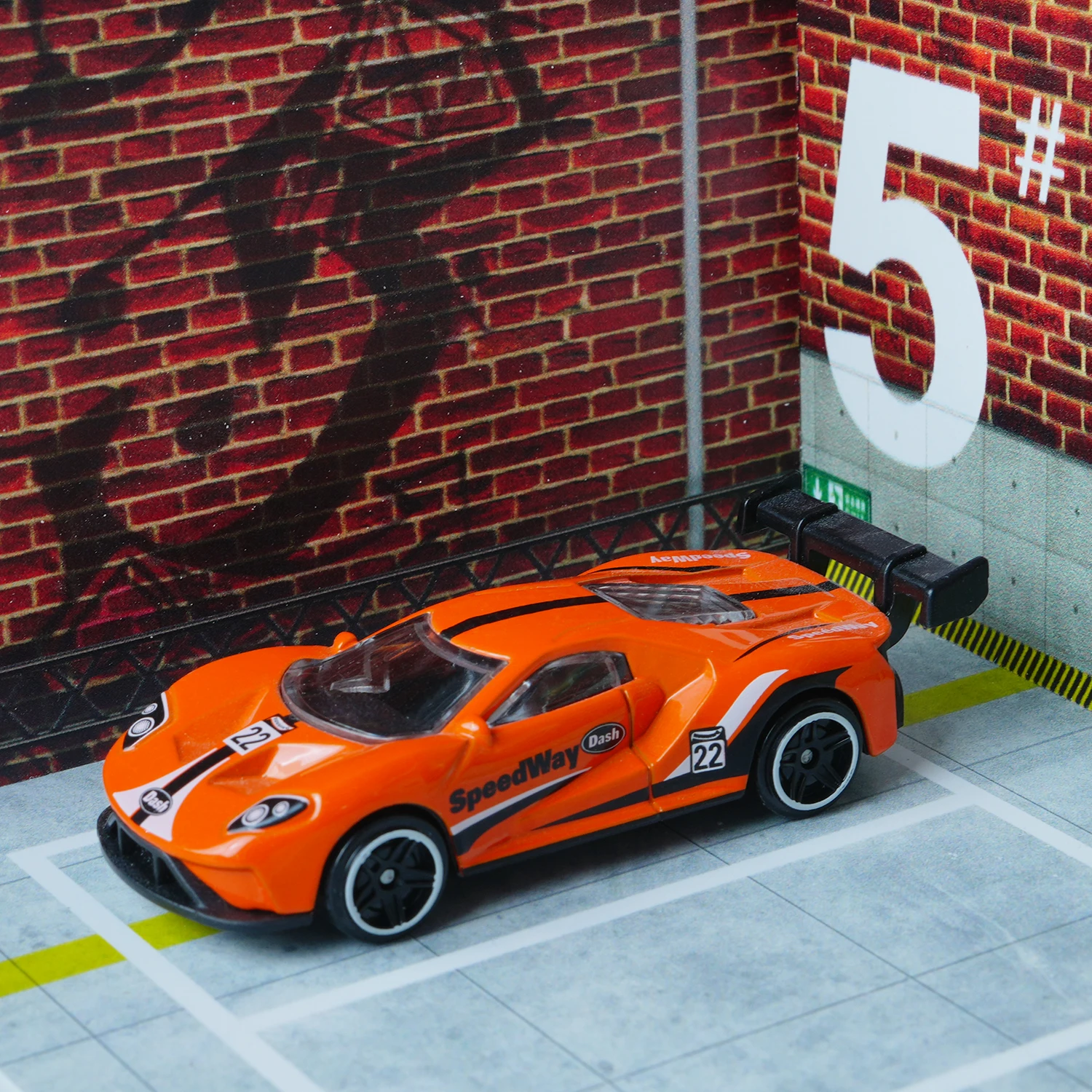 Orange 1:64 Scale Die-Cast Racing Car 6 Orange 1:64 Scale Die-Cast Racing Car - Image 6