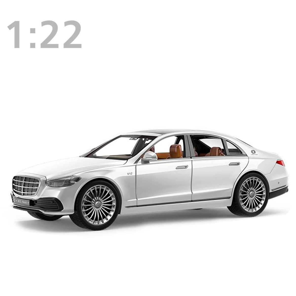 1:22 Scale Black Diecast Car Model 3 1:22 Scale Black Diecast Car Model - Image 3