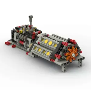 V16 Engine Transmission Model Kit 12 S8b0ce75b71c145c3a8b8143b2958e5b2X