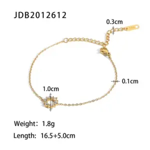Stainless Steel Cubic Zirconia Bracelet 17 S8b16019d8aef46429092b11d3390474fJ 2
