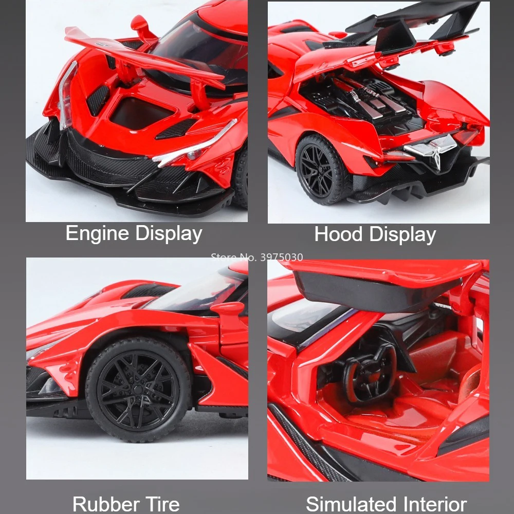 1:32 Apollo IE Diecast Model Car 5 1:32 Apollo IE Diecast Model Car - Image 5