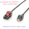 HSAutoLink 12-Pin to USB-C Automotive Cable