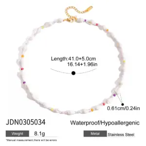 Ocean-Inspired Stainless Steel Necklace JDN0305035 15 S8b4c07fba6e545ef8c8d95fe187de054H