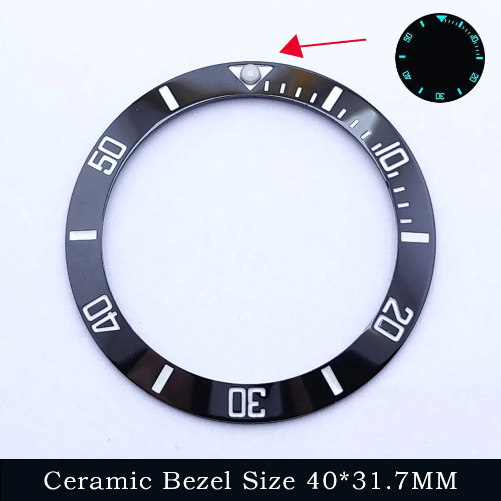 Blue-Green Luminous Bezel for GMT Diver Watches 3 Blue-Green Luminous Bezel for GMT Diver Watches - Image 3