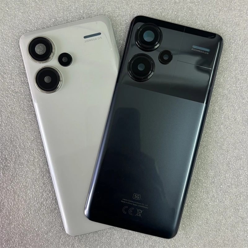 Xiaomi Redmi Note 13 Pro Plus 5G Back Cover White/Black 2 Xiaomi Redmi Note 13 Pro Plus 5G Back Cover White/Black - Image 2