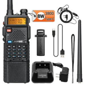 Baofeng UV-5R Dual-Band Walkie-Talkie 8W 17 S8ba75589029b46e9a61e26c282d4115eg