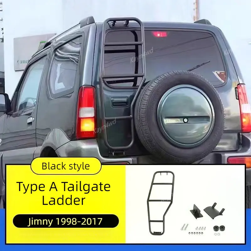 Suzuki Jimny Aluminum Rear Ladder 1998-2017 2 Suzuki Jimny Aluminum Rear Ladder 1998-2017 - Image 2