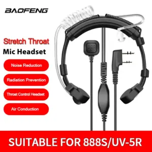 Extendable Acoustic Throat Microphone Headset 15 S8bc685e566274160af124c2f7a706d02S