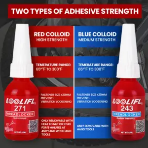 LOOLIFL 243/271 Metal Threadlocker, 20g Pack 12 S8be3eb939abb498b9fb0a41ebbc3ec5cS