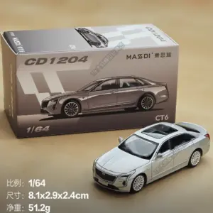 Black MASSDI 1/64 Scale Alloy Car Model 13 S8be425251865482ca0bd2a14518fdee6A