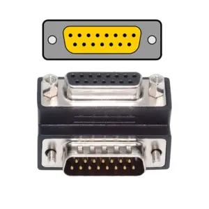 90-Degree DB15 Serial Port Connector for Devices 12 S8be787a77d9a4664a332fcf40ebe41c7c