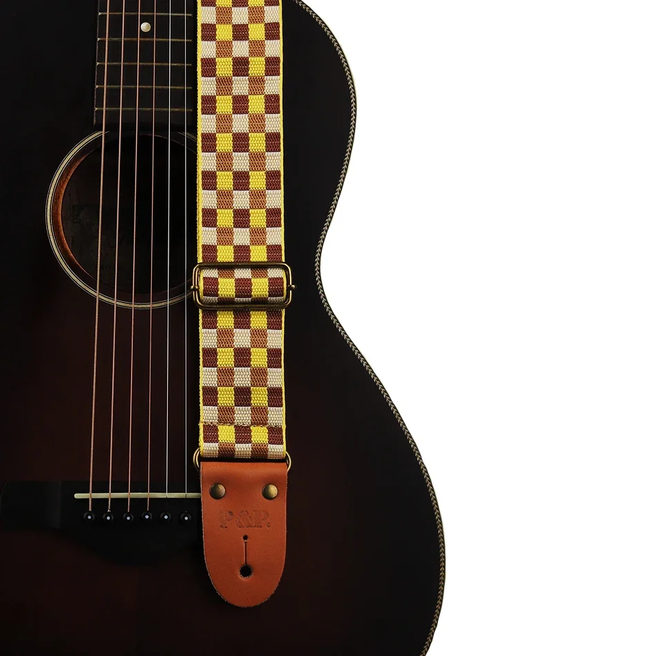 Vibrant Tartan Plaid Guitar Strap by P&P 4 Vibrant Tartan Plaid Guitar Strap by P&P - Image 4