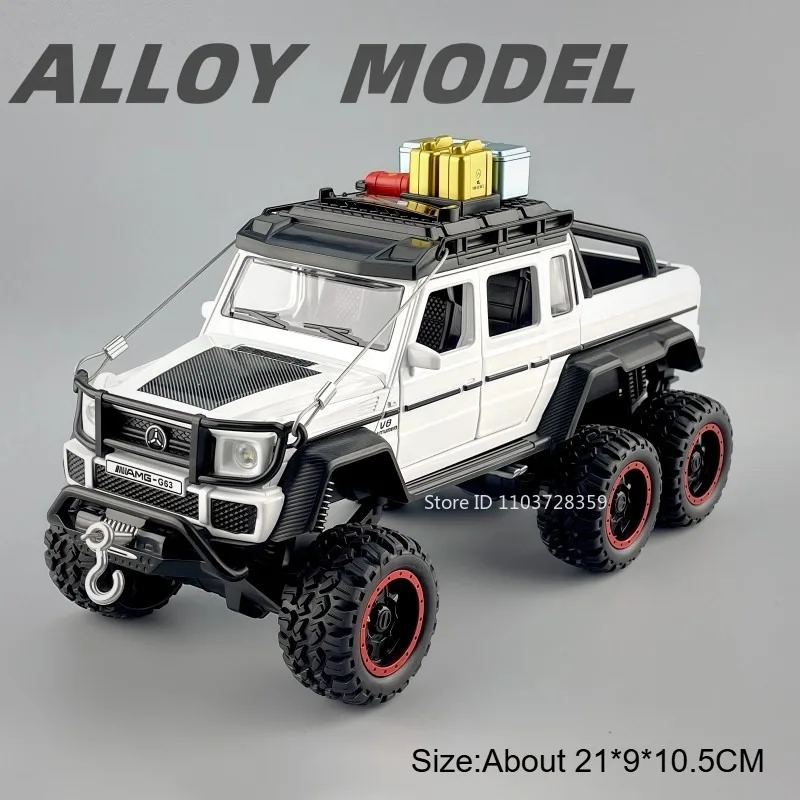 1:24 Scale G63 Diecast Off-Road Model Car 9 1:24 Scale G63 Diecast Off-Road Model Car - Image 9