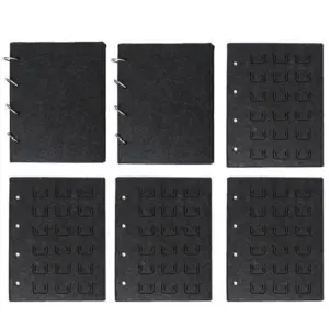 Elegant Felt Jewelry Organizer Book 10 S8c0cce28142a4efe8f796a0f550cb792k