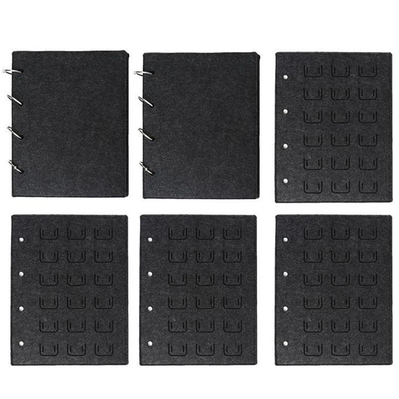 Elegant Felt Jewelry Organizer Book 4 Elegant Felt Jewelry Organizer Book - Image 4