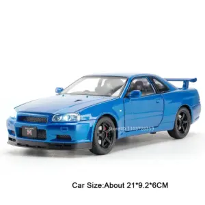 1:24 Scale GTR CSR2 R34 Model Car 17 S8c1cb01b209f4c9ebc7873d99310d2bfF