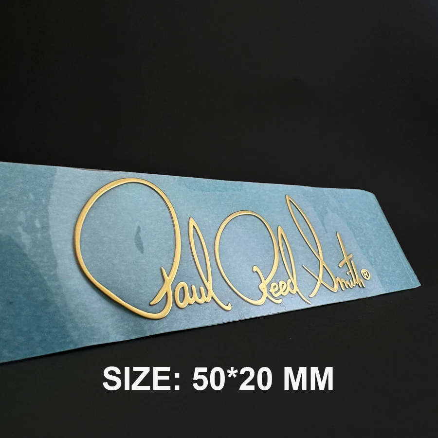 Gold Paul Reed Smith Decal Set for Guitars 2 Gold Paul Reed Smith Decal Set for Guitars - Image 2