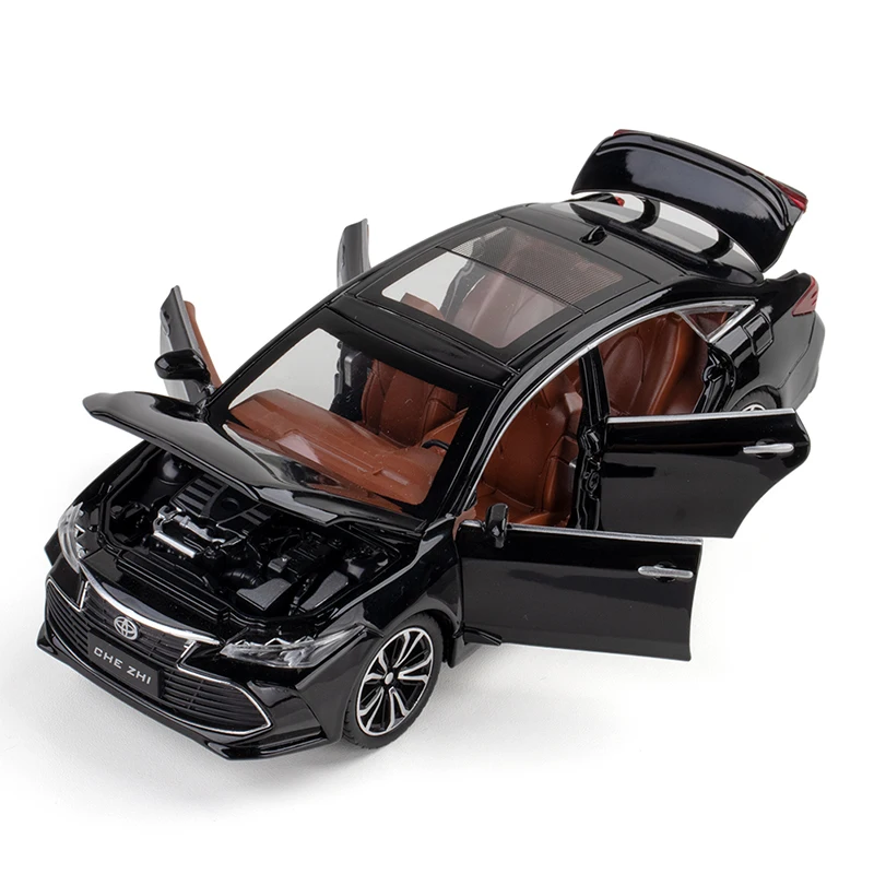 Black Toyota Avalon 1:24 Diecast Model with Sound 5 Black Toyota Avalon 1:24 Diecast Model with Sound - Image 5