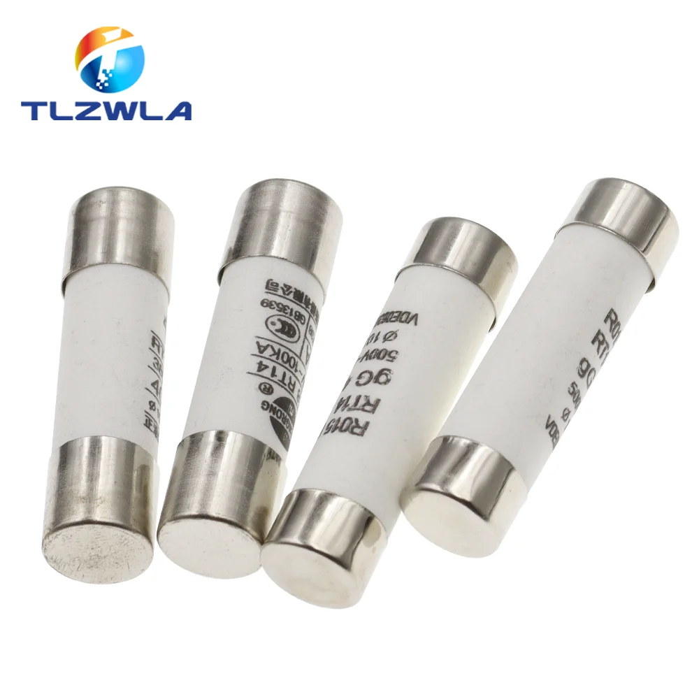 High-Voltage Ceramic Fuse Set 5pcs 10x38mm 2 High-Voltage Ceramic Fuse Set 5pcs 10x38mm - Image 2