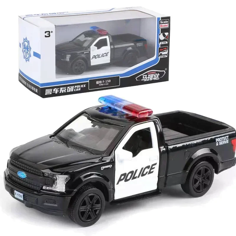 Ford F-150 Raptor Police Diecast Model 1:36 Scale 4 Ford F-150 Raptor Police Diecast Model 1:36 Scale - Image 4