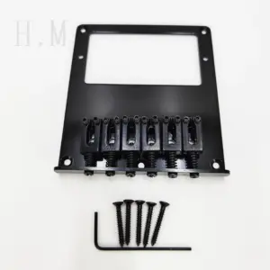 6-String Metal Electric Guitar Bridge in Silver, Gold, Black 15 S8c67792810214933a99ab54e869471e6G