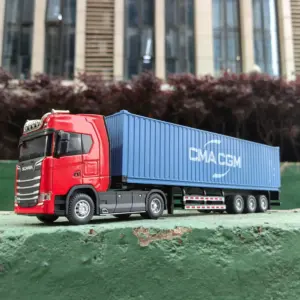 1/50 Scale Diecast Toy Truck with Functional Features 19 S8c677c69764a42af953d459a8c8b7324y