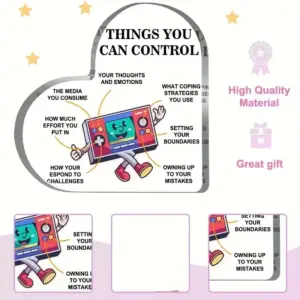 Mental Health Positive Vibes Acrylic Decor 9 S8c6c52f0708440c78bde6e23523766e1e