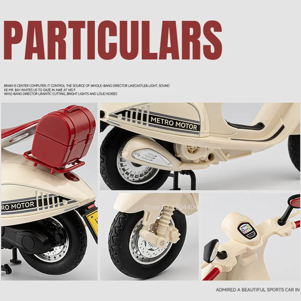 Vintage 1:12 Scale Diecast Motorcycle Model 6 Vintage 1:12 Scale Diecast Motorcycle Model - Image 6