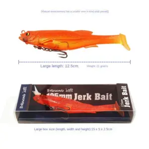 Realistic Soft Fishing Lure in Multiple Sizes 15 S8c9c4c8f4a0348bb9d4838ada0e021afY