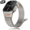 Stainless Steel Apple Watch Strap for Series 3-8