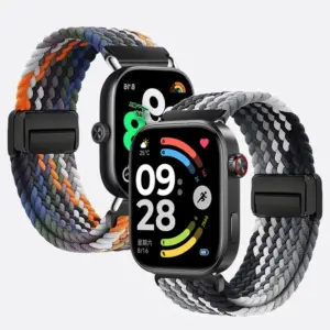 Magnetic Braided Nylon Watch Band for Xiaomi Redmi Models