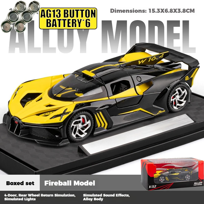 1:32 Diecast Super Sports Car for Collectors 8 1:32 Diecast Super Sports Car for Collectors - Image 8