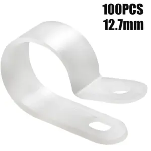100-Pack Nylon P Cable Clips for Organization 16 S8cc9e57c90264b8881e4e8ecf5353816I