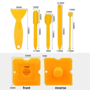 Yellow Seam Tool Set for Sealing Projects 12 S8cd5f1e27376480ba6440fa5a0b3b1b5F