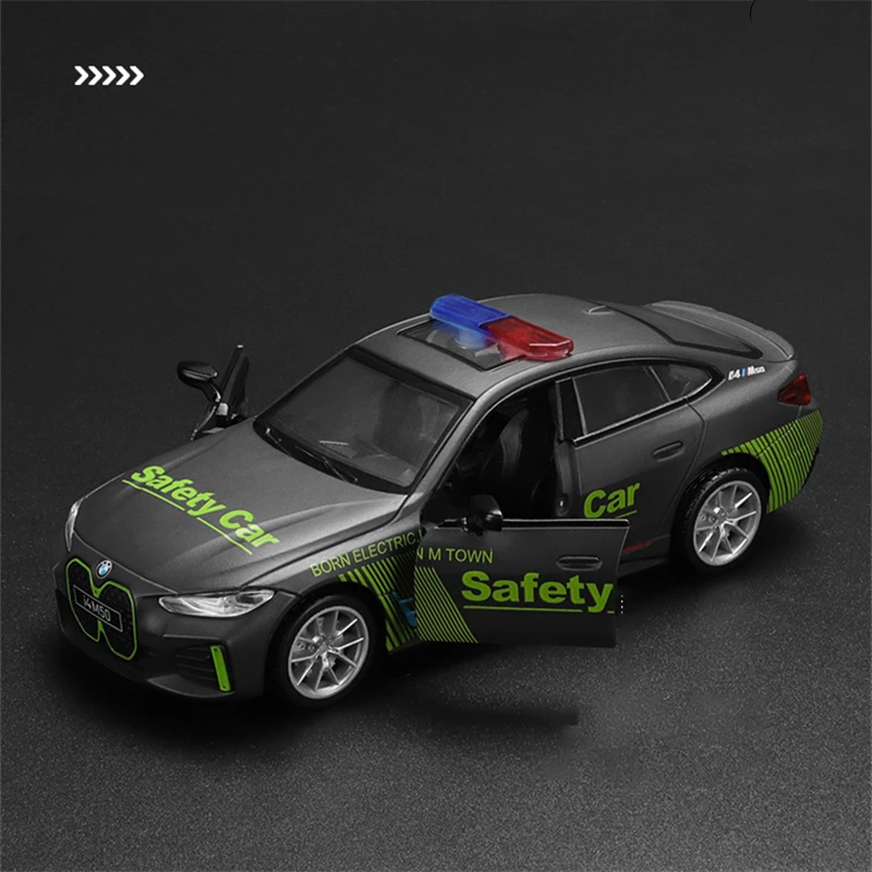 BMW I4 M50 Police Model 1:32 Diecast Collectible 10 BMW I4 M50 Police Model 1:32 Diecast Collectible - Image 10