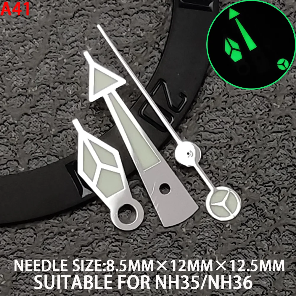 NH35/NH36 Watch Hands Set with Luminous Details 5 NH35/NH36 Watch Hands Set with Luminous Details - Image 5
