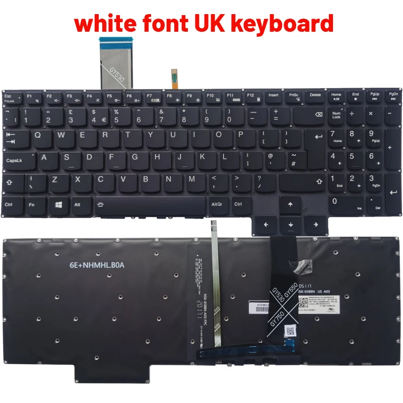 Lenovo Legion Keyboard Replacement for 5-15ACH6H 4 Lenovo Legion Keyboard Replacement for 5-15ACH6H - Image 4