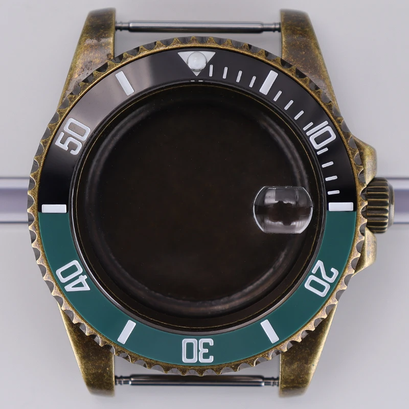 Vintage Bronze 40mm Watch Case for Seiko NH36 5 Vintage Bronze 40mm Watch Case for Seiko NH36 - Image 5