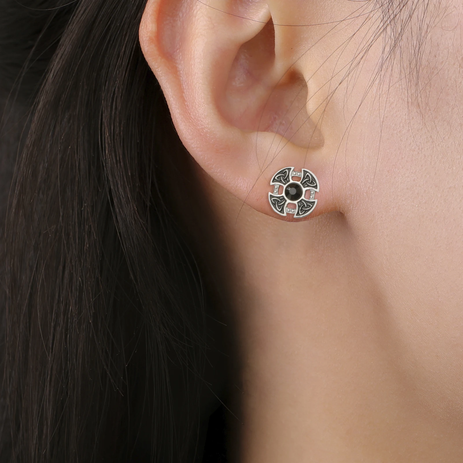 Irish Knot Stainless Steel Earrings for Adults 3 Irish Knot Stainless Steel Earrings for Adults - Image 3