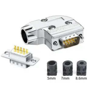 Industrial Serial Connector with DB9 & DB15 Ports