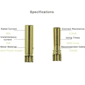 High-Quality Gold-Plated RC Banana Plugs Set 11 S8d088db7141a4bed983327340bebd741m