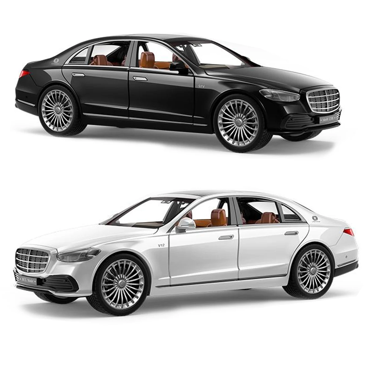 1:22 Scale Black Diecast Car Model 5 1:22 Scale Black Diecast Car Model - Image 5