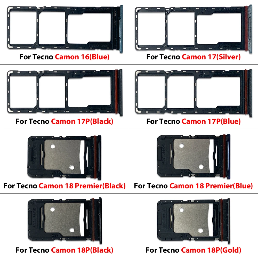 Dual SIM & SD Card Tray Adapter for Tecno Camon Series 5 Dual SIM & SD Card Tray Adapter for Tecno Camon Series - Image 5