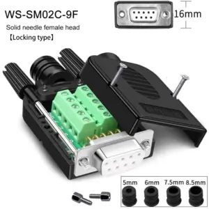 Solder-Free DB9 Connector for RS232 Devices 16 S8d1f7565f35b492aab54602de7c2d224m