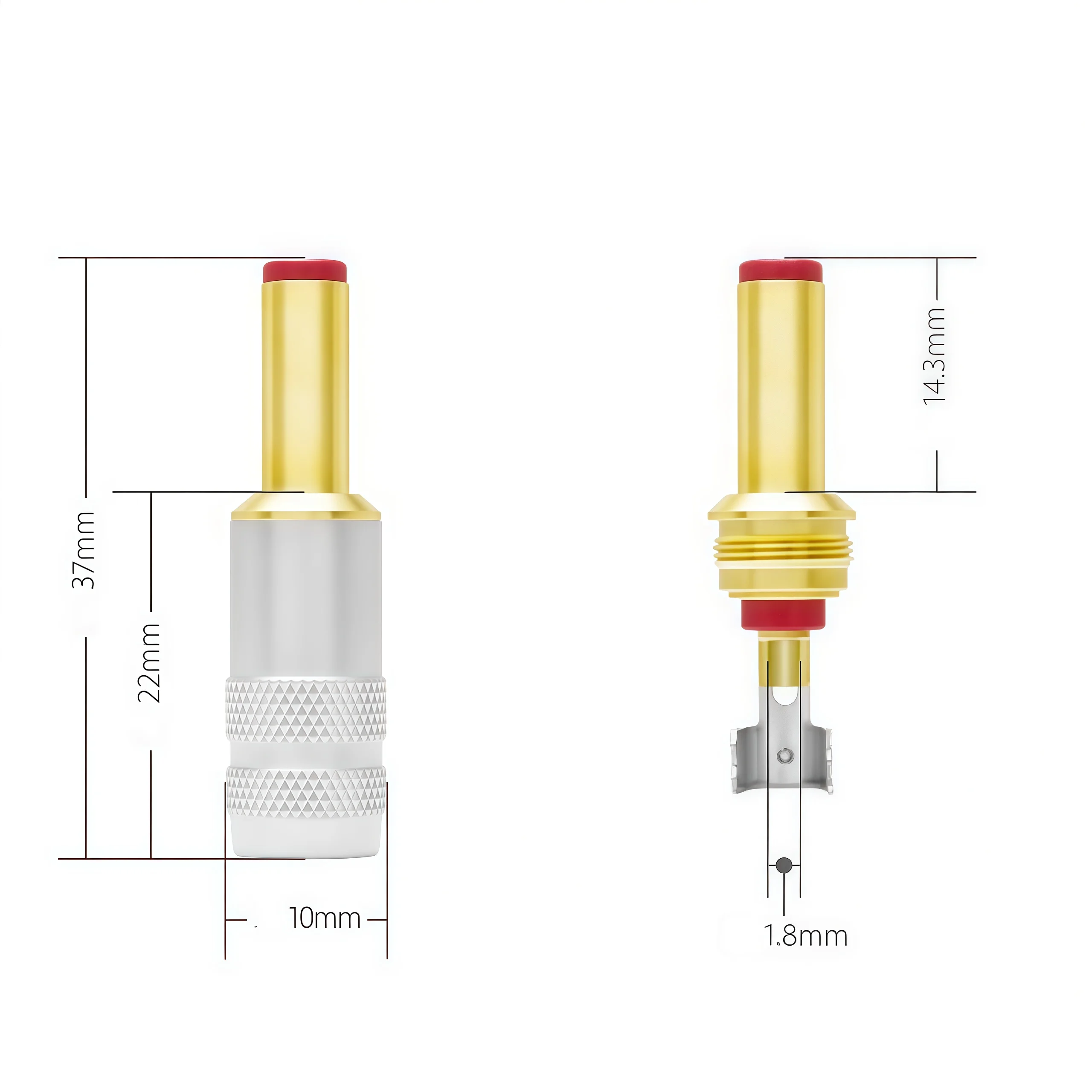 Gold-Plated DC Power Connector 2.1mm & 2.5mm 5 Gold-Plated DC Power Connector 2.1mm & 2.5mm - Image 5